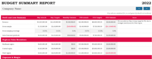 Budget-Summary-report