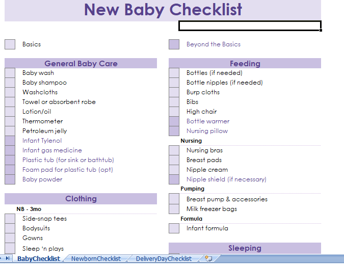 baby-checklist