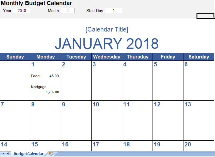 budget-calendar