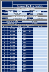 Pregnancy-Due-Date-Calculator